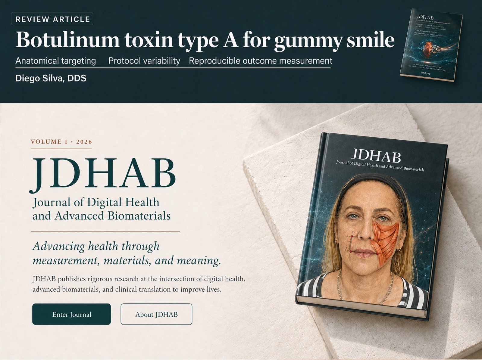 Preview of Botulinum toxin type A for gummy smile, Volume 1, Number 1, 2026